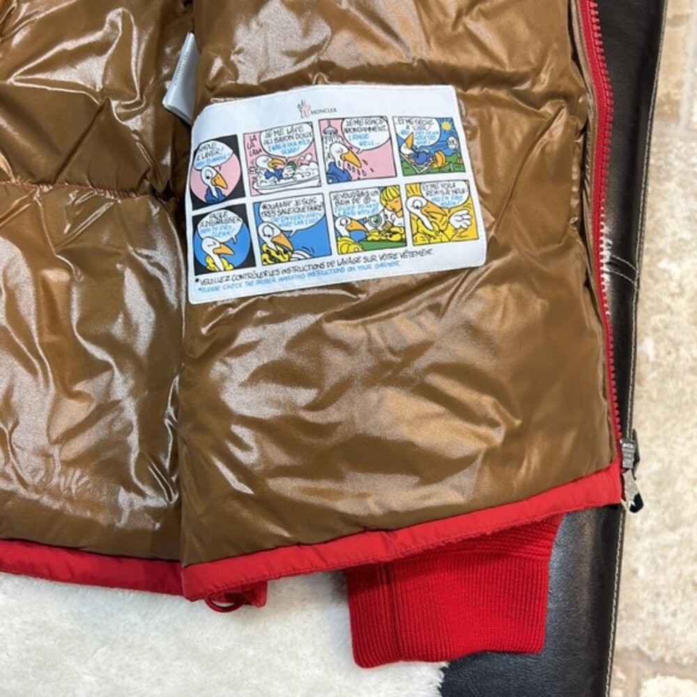 Moncler Red Down Eloy Jacket - Picture 8 of 13